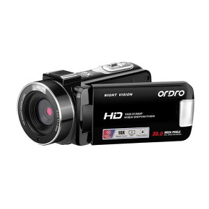 ORDRO B320 �r�f�I�J���� 1080P 30 FPS ���R�[�_ �t��HD 30 MP 18 X�f�W�^���Y�[���J�����AYouTube�r�f�I�L�^�J���� Vlog�J���� �ԊO���鎋�A3.0�C���`���]��ʁA�d�r2�{�A�����R��(��)