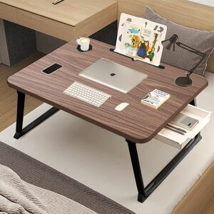 折りたたみテーブル折り畳みテーブルパソコンデスク座卓ベッドテーブルローテーブル凹溝付きラップトップテーブルローテーブルPCデスク大容量表面多機能軽量ベッドソファオフィス食…