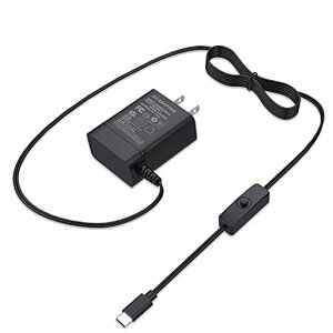 MiuzeiRaspberryPi4�d���AUSB-C(TypeC)�P�[�u��5.1V3A�[�d��R�[�h�X�C�b�`�t��AC�A�_�v�^�A�݊�������RaspberryRPi4ModelB1GB/2GB/4GB/8GB�o�[�W����