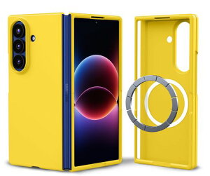 QOUNVYW�ɓK������GalaxyZFold7�p�P�[�XMagnetic�Ή��}�O�l�b�g����SC-56F/SCG34�p�ϏՌ�PC�f�ޔ��^�y�ʎ����₷���Ή��M�����N�V�[Z�t�H�[���h75G�p�̃J�o�[�܂���