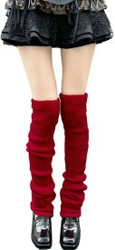 [Viktrui]レッグウォーマーレディースニット足首ウォーマーロング冷え対策(66cm)女性ルーズソックス暖かい防寒靴下ズリ落ちにくい13色選べる