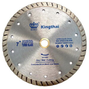 Kingthai�O���C���_�[�n�f�B�X�N�O���C���_�[�n�_�C�������h�J�b�^�[�R���N���[�g�J�b�^�[�΍މ��H�A�����܂��͎����؍�΍ޗp180mm�R���N���[�g�_�C�������h�u���[�h�u���b�N�^�C�����c