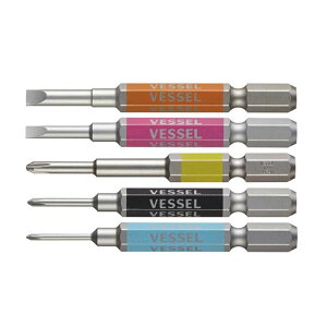 �x�b�Z��(VESSEL) 40V�Ή� ���ʃr�b�g 5�{�g �Г�+00/+0/+1/-3/4-x65 GS5P-03