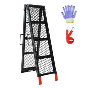 LIEKUMM���_�[���[������203cm*��28cm�o�C�N�X���[�v�܂肽���ݑω׏d320kg�X�`�[�����o�C�N���_�[���[������~�ߎ����t��������@ATV�o�M�[�_�@��y�g���g���b�N�ɐύڗp1�{