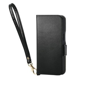 �G���R�� iPhone 17e/16e �P�[�X �蒠�^ �}�O�l�b�g�� ���U�[ �ϏՌ� �Ռ��z�� �J�[�h���[ �X�^���h�@�\ ���C�����X�[�d�Ή� �n���h�X�g���b�v�t�� �u���b�N PM-A25SPLFY4BK