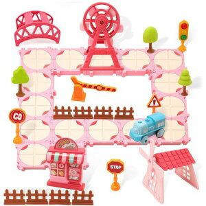 65�s�[�X�s���N�V���nDIY���[���Z�b�g���̎q�����d���ԕt���g�ݗ��Ă������ᖲ���킢���g���b�N�r���f�B���O�u���b�N��������M�t�g3�Έȏ�