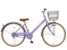 トップ(Top)小学生女の子子供用自転車シングルギアブロックライトモナコ(22インチパープル)