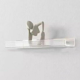 myoseyaウォールシェルフ壁付け棚飾り棚wallshelf取付簡単おしゃれインテリアミニマリズムMinimalist透明長さ30cm