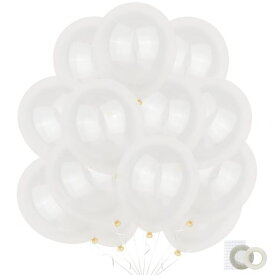 BTZOバルーンゴム風船飾り付け50個入10インチ丸ラテックスメタリックパールパステルカラー飾り誕生日結婚式イベント開店パーティーお祭り運動会バルーンアート透明