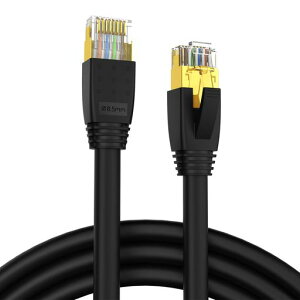 LAN�P�[�u���J�e�S���[8(2m)��R�Q�[������������������Ή��yAMPCOM�z�M�K�r�b�g40Gbps/2000MHz/CAT8�ܐ܂�h�~�h�o�L���b�v�t��d�V�[���hOUN������u���f��WIFI���[�^�[PS3/PS4/PS5