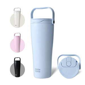 BOTTLE BOTTLE ���� 950ml �X�g���[�t�� �^���u���[ �n���h���t�� ��e�� �L�� �t���b�v�� �h�o�L���b�v �^��f�M ��d�\�� �ۗ�ۉ� �R��h�~ �X�e�����X�� BPA�t���[ �ʊw ���� �X�|�[�c �u���[