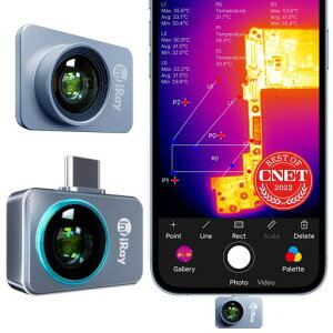 InfiRayXinfraredP2Pro�T�[�}���J����Android9.0�ȍ~�Ή����C�}�N�������Y�t��AndroidType-C�X�}�[�g�t�H���p9g�t�����^���{�f�B25Hz256X192�𑜓x