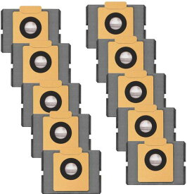 PWsniceEufyX10ProOmni/X8Pro対応ダストバッグ【10枚】ロボット掃除機消耗品紙パック抗菌・消臭加工あり10枚入り互換品
