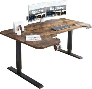 Radlove���~�f�X�NL���p�\�R���f�X�N�d�����~���f�X�N�V��150CMx101CM�Q�[�~���O�f�X�N���X�^���f�B���O�f�X�NPC�f�X�N�����������߉\�������[�@�\�t����Q���m����71~117CM(�u���E��