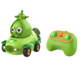 OBESTミニリモコンカーエンドウ豆かわいいキャラクター疾走RC車子供用ラジコントラック男の子女の子ライトキッズ誕生日プレゼントY07グリーン