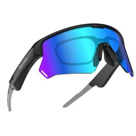 [Blackview]2026革新版」スポーツサングラスD2スマート偏光サングラススピーカー付き音楽再生超軽量UV400紫外線防止ENC通話ノイズ低減AI音声対話防風換気IP54