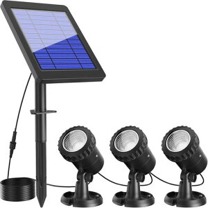 NFESOLAR�\�[���[�X�|�b�g���C�g�K�[�f�����C�g3���Z�b�gIP68�h�����O�Ή�15���ԓ_��3.5W��e�ʃ\�[���[�p�l��270�x�����\�뉀�E�t�F���X�p�E�H�[���z���C�g3000K12�����ۏ�