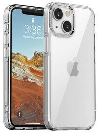 LAYJOY対応iPhone13mini/12miniケース透明ハ一ドPC背面+ソフトTPUバンパ一カバー[軽量耐衝撃傷防止落下防止レンズ保護]アイフォン13mini/12miniスマホケース