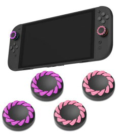 『2026年発売4in1』TukebonSwitch2交換用スティックキャップSwitch2スティックカバー[良質シリコン製]全面保護操作性向上滑り防止ホコリ防止取り付け簡単PS4/PS5コントローラーキャップカバー