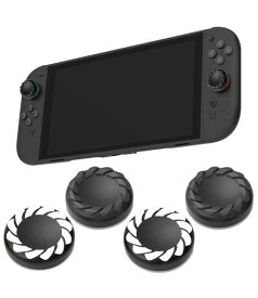 『良質シリコン』TukebonPS4/PS5コントローラーキャップカバーSwitch2交換用スティックキャップ4個キット全面保護操作性向上滑り防止ホコリ防止取り付け簡単Switch2スティックカバー(ホワイト…