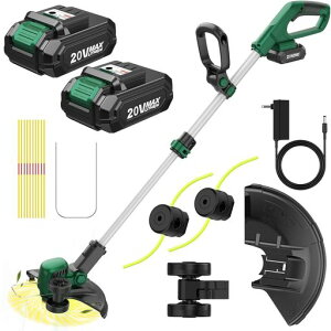 KIMO�[�d��������@�y2026�ŋ���280mm�ؒf���z�d�������@�[�d���i�C�����R�[�h*2�Ŋ���@93-125cm�L�k&�p�x����2.5kg�y�ʏ�����������]22000min-1�i�C�������[�v10�{�t��2000mAh�o�b�e���[*2��
