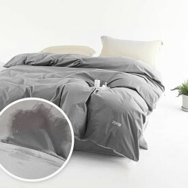 防水掛け布団カバーダブル防水カバー掛けカバー掛布団カバー介護カバー190*210cm片側防水吸湿速乾軽量ベビー赤ちゃん高齢者用おねしょ対策おしっこ対策グレー