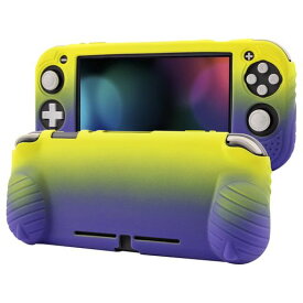 switchliteカバースイッチライトケースシリコン素材ソフトカバー柔らかい一体式全面保護耐衝撃特殊ハンドル薄型軽量快適な手触り着脱簡単防水防塵スタンド機能スティックカバー4つ付き(…