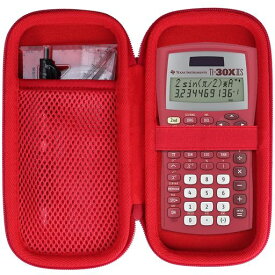 Peyyargo収納ケースと互換性のあるTexasInstrumentsTI30XIIS/TI-30XS/TI-30Xa/TI-36XPro関数電卓【レッドケースのみ】