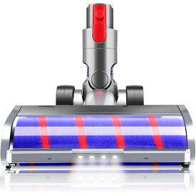 ダイソン掃除機ヘッドv8slimfluffyv7slimv10v11v15汎用交換ヘッドDysonsv10sv11sv12sv14適用ソフトローラークリーナーヘッド4LDEライト【2026強化版】v10slim/