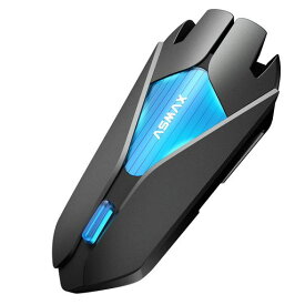 ASMAXZ1バイクインカム最大10人同時通話音声コントロールBluetooth5.3磁気マウント音楽共有自動通信回復IP67防水ENCノイズキャンセルBluetoothインカムバイク用通信機器音楽イコライザー自動音…