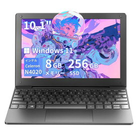 ノートパソコン【MS2019office/win11Pro】10.1インチミニノートPC高速CPUCeleronN4020DDR48GBメモリー/256GBSSDノートPC無線WIFI/USB3.0/Mini