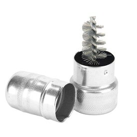 EsiFareカーバッテリーブラシバッテリーターミナルクリーナーカーバッテリークリーニングブラシバッテリー端子クリーニングツール強力な毛アンチスリップハンドルバッテリーポール洗…