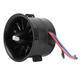 80mm12ブレードダクトファン、3000W6Sブラシレスモーターと2000kVの最大スラスト3.43kgのRCジェットエアプレーン、RCモデル航空機アクセサリー、RC交換部品を備えたEDFダクトファン