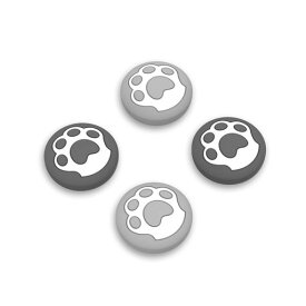 PlayVitalpsportal対応用ジョイスティックキャップカバー、SteamDeckOLEDに対応用グリップジョイスティックキャップ、SteamDeckLCDに対応用サムグリップキャップ【グレイの猫の肉球】