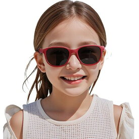 [FEISEDY]キッズ偏光子供用サングラススポーツサングラスUV400超軽量19gTPEEフレーム野球釣り登山自転車サイクリングTAC偏光紫外線カットB1311