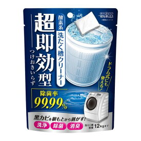 超即効型洗濯槽クリーナー120g1回分酸素系黒カビ汚れつけおきいらず洗浄除菌消臭ドラム式縦型洗濯機