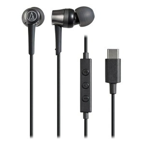 �I�[�f�B�I�e�N�j�J ATH-CKD3C BK �}�C�N�t���C���z�� USB Type-C �L�� 1.2m �J�i���^ �u���b�N ���^