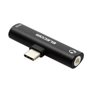 �G���R�������ϊ��A�_�v�^Type-C-4�Ƀ�3.5mm�C���z���W���b�N���d�@�\�tUSBPowerDelivery60W�Ή��u���b�N�yiPhone16�V���[�Y�Ή����؍ρzMPA-C35PDBK