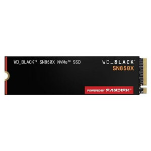 WD_BLACK 1TB SN850X NVMe �����^�Q�[�~���OSSD �\���b�h�X�e�[�g�h���C�u - Gen4 PCIe M.2 2280 �ō�7,300MB/s - WDS100T2X0E