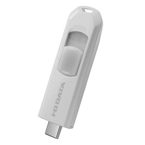 IODATAUSBメモリー128GBType-Cホワイト5Gbpsスライド方式(Win/mac/iPhone/iPad/Android)スマホ容量不足PCデータ共有バックアップ日本メーカーR-UTC-SL128GW/UE