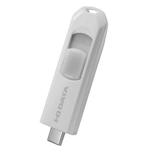 IODATA USB�������[ 128GB Type-C �z���C�g 5Gbps �X���C�h���� (Win/mac/iPhone/iPad/Android)�X�}�z �e�ʕs�� PC �f�[�^���L �o�b�N�A�b�v ���{���[�J�[ R-UTC-SL128GW/UE