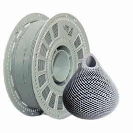 高速PLAフィラメント1.75mm3Dプリンターフィラメント300mm/秒高速PLAフィラメント寸法精度+/-0.03mm正味重量1kgほとんどのFDMプリンターに適合(温かみのあるライトグレー)