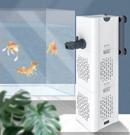 LONDAFISH水槽フィルター水槽ポンプフィルター式水中ポンプ酸素増加フィルター水槽用ウォーターポンプろ過ポンプ水循環6-25W500-1500L/H(6W500L/H(134GPH))