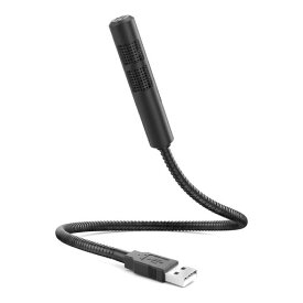 PAVIKEPCマイクUSB直挿し式ミニマイク無指向性360°集音高感度角度調整小型コンパクト有線通話/録音/会議/カラオケ/インタビュー用