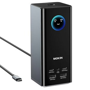 MOKiNUSB-C�h�b�L���O�X�e�[�V����3��ʏo��17-in-1�g���v���f�B�X�v���CHDMIx3DisplayPortx2�L��LAN10GbpsUSBA/C100W