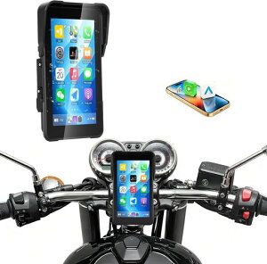 Auometo5�C���`�o�C�N�X�}�[�g���j�^�[���C�����XCarPlay/AndroidAuto�Ή�IP68�h���o�C�N�p�i�r�Q�[�V�����^�C����C���Ď��@�\�t���ėp�X�^���h���ڏ��^�f�B�X�v���C�I�[�f�B�I