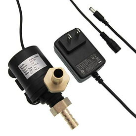 SENSTREEDC12V太陽熱温水ヒーター循環ブラシレスリトルポンプETLリスト付きDC電源アダプター低ノイズ780L/H206GPH5M/16ft家庭用醸造再循環システム用