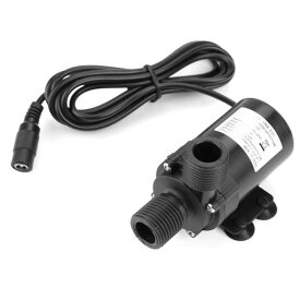 DC24V-40°C~100°C水中ポンプブラシレスウォーターポンプ水族館給排水ポンプ水循環ポンプ太陽熱温水器用水耕栽培魚のタンクなどに適応水陸両用低騒音750LH温水ポンプ