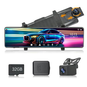 Nilight�h���C�u���R�[�_�[�~���[�^12�C���`�^�b�`�p�l���O��J����4KHD800����f170�x���L�pGPS���ڐ�p�E�J�����d�l�m�C�Y�΍�σ��[�v�^��Ռ��^��펞�^�撓�ԊĎ�WDRG�Z���T�[�h�����R