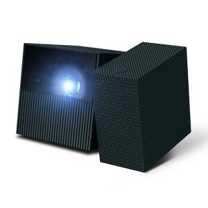 TCLPlayCube750ISO1080PFHDLED���^�v���W�F�N�^�[GoogleTV�|�[�^�u���v���W�F�N�^�[/���[����/4K�Ή�/����66Wh�o�b�e���[�ōő�3���ԍĐ��\/�ő�150�C���`�X�N���[��/